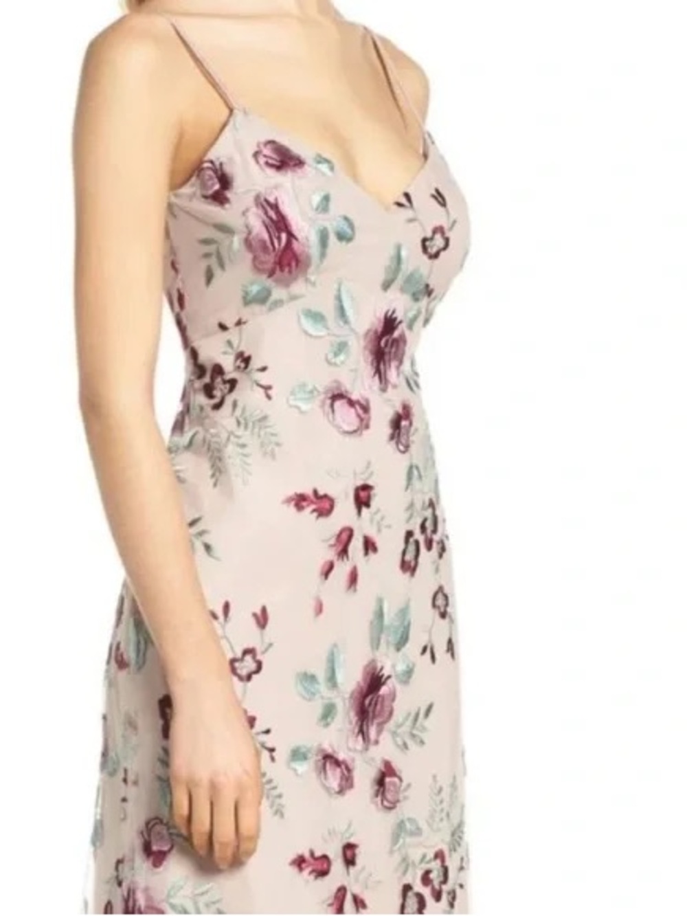 Jenny Yoo Julianna Enchanted Floral Vintage Iris embroidered gown size 2 - Picture 4 of 15